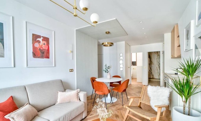 Quartier du Faubourg-Montmartre Apartamento | Luxurious apartment with air conditioning