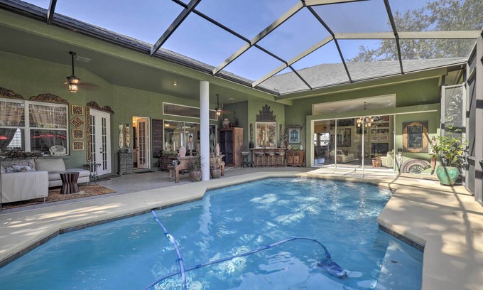 Odessa Villa | Casa de lujo con piscina privada y Lanai cerca de Tampa!