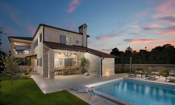 Korenici Villa | Luxurious Istrian Villa Zoe with Private Pool and Organic Garden