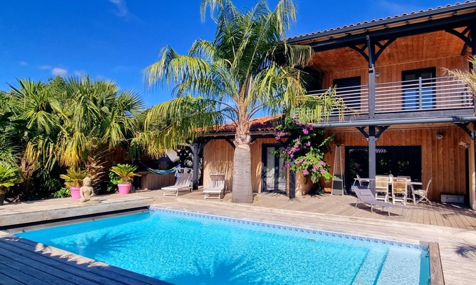 Lanton Villa | Luxurious new villa with all comfort Cassy Bassin d'Arcachon