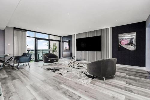 Glasgow Westend Apartamento | Luxurious Penthouse with Bar at Glasgow Hydro & SECC