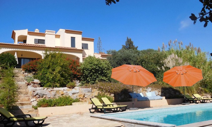 Sao Bras de Alportel Villa | Villa de 5 estrellas, 4 dormitorios, 3 baños, (6-8 p), WIFI grat, cerca del mar