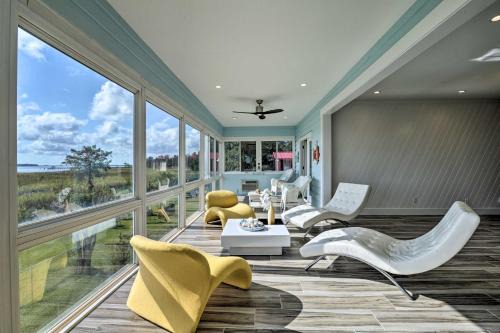 Georgetown Casa | Luxurious Waterfront Home with Private Pier and Views!