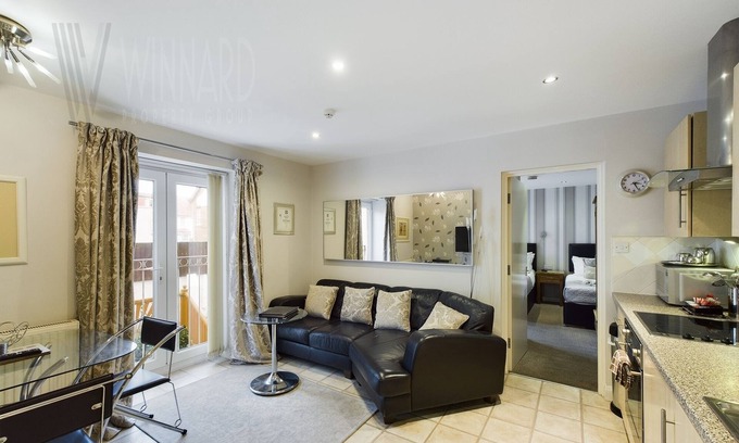 Bispham Apartamento | Apartamento-Ejecutivo-Baño con ducha-Balcón-Ground Floor