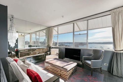 Elizabeth Bay Apartamento | Luxury 1 Bedroom Apt with Harbour Views & Parking