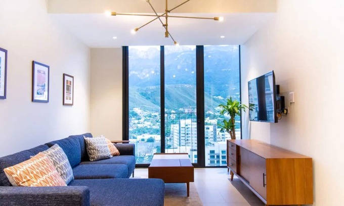 San Pedro Garza García Apartamento | Luxury 1BR Apartment in Arboleda, San Pedro. With home-office and co-work space