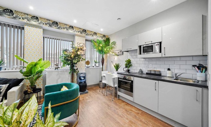 Maidstone Apartamento | Luxury 1bed Studio Apt-city Centre-wifi-parking