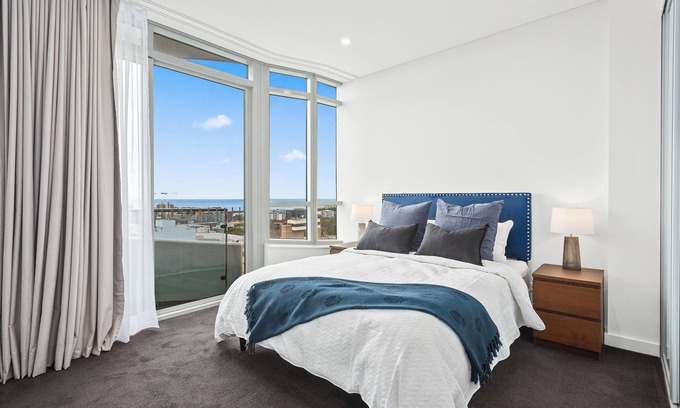 Wollongong CBD Apartamento | Luxury 2Bed 2Bath Apartment Pool/Gym & Ocean Views