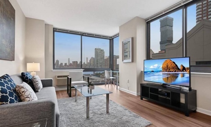 Hudson Exchange Apartamento | Luxury 2BR | Gym & Pool | Jersey City by GLS