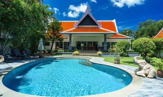 Ban Saiyuan Villa | Villa de lujo de 3 dormitorios con piscina privada con jardín tropical - área de 1200m2