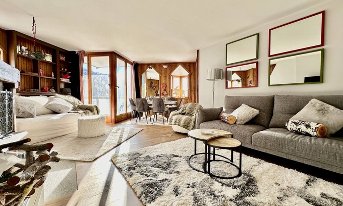 Cervinia Apartamento | Luxury 4beds ski-in&out steps from center