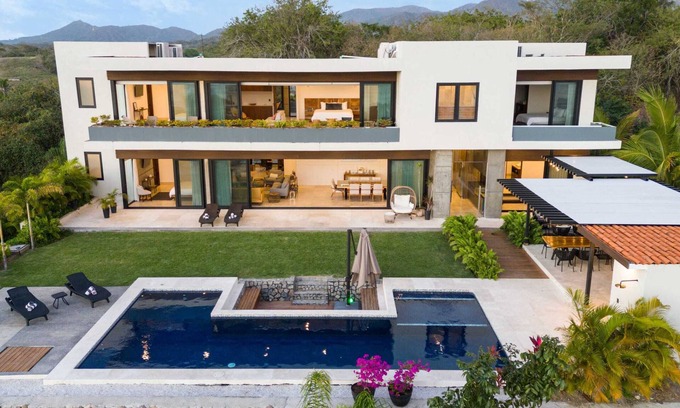 Punta de Mita Villa | Luxury 7 BR Villa Oceanview W/ Chef & Pool!