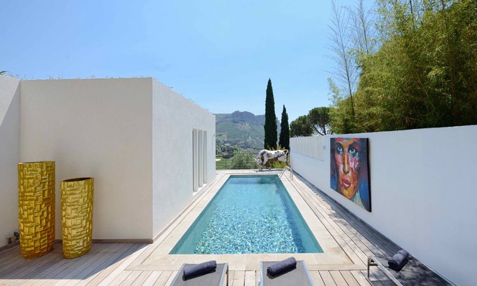 Cassis Villa | K-SEA Villas: villa de lujo con aire acondicionado en Cassis con vista panorámica al mar