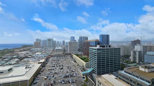 Ala Moana Apartamento | Luxury Ala Moana Resort 25th floor with balcony