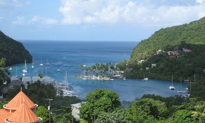 Marigot Bay Apartamento | Apartamento de lujo en el Marigot Bay Resort and Marina con vistas a la bahía