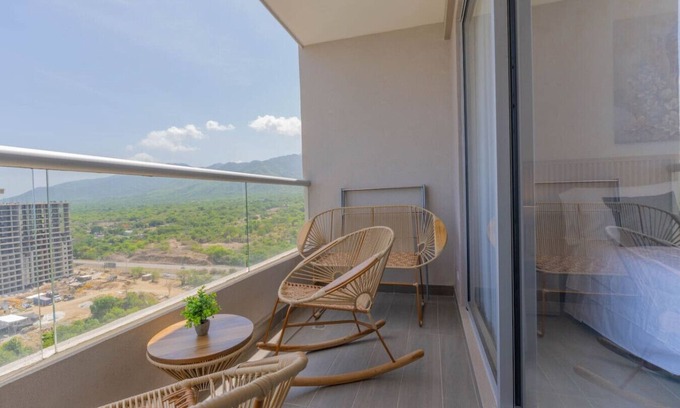 Papare Apartamento | Luxury apartment with beach and pool view