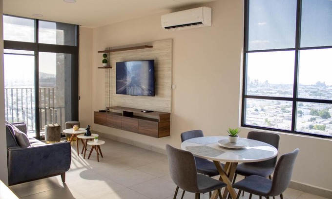 Monterrey Apartamento | Luxury aprt in walking Fundidora, free parking