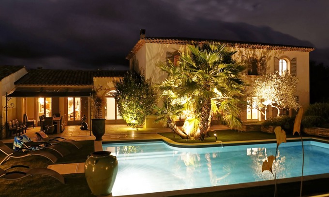 Plan-de-la-Tour Casa | Bastida de lujo con piscina y jardines, a poca distancia de restaurantes y tiendas
