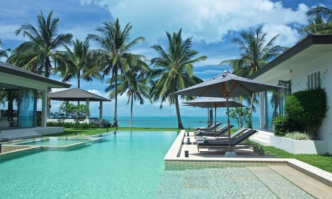 Taling Ngam Casa | Luxury Beach front Villa Baan Asan Chef and Staff included lth9