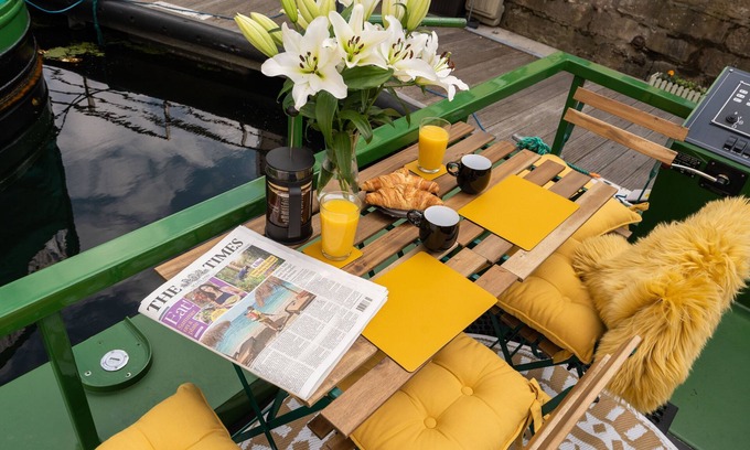 Tollcross Alquiler De Eote | Luxury Boat, Floating Barge Accommodation