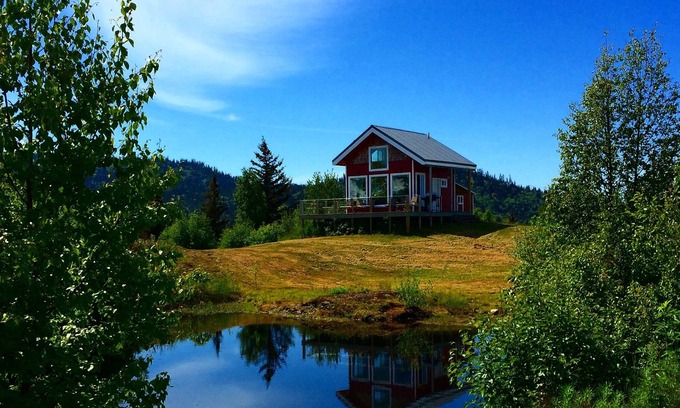 Ismailof Island Cabina | Cabaña de lujo en Halibut Cove