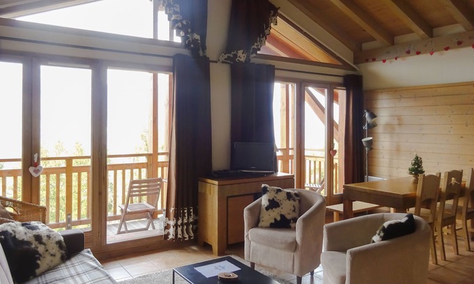 Bellentre Apartamento | Apartamento de lujo con impresionantes vistas al Mont Blanc en el centro de Paradiski