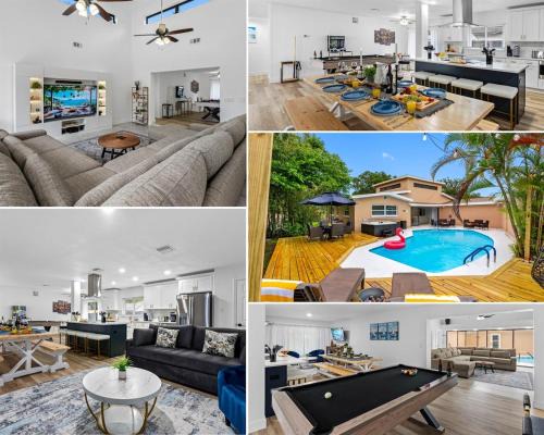 Clearwater Casa | Luxury Clearwater Villa with Pool, Hot Tub, Games and More
