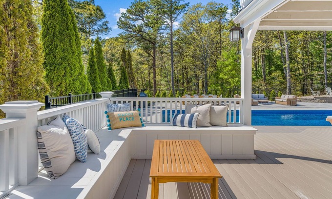 Centerville Casa | Luxury Coastal Retreat w/ Heated Pool! Close to Beaches & Ponds.