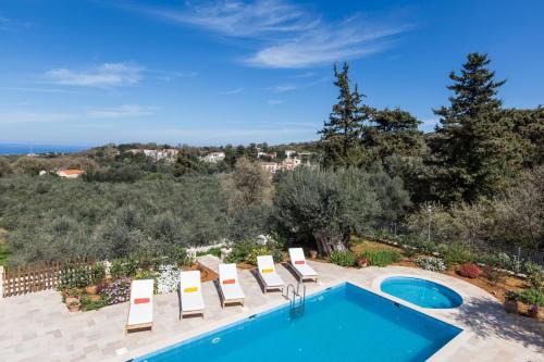 Vederi Villa | Luxury Crete Villa Villa Melpomeni 5 Bedrooms Private Pool & Private Playground Rethymno