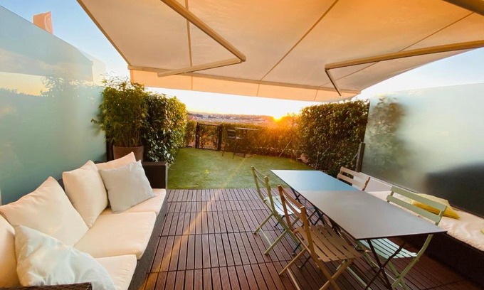 Caucade Apartamento | LUXURY FLAT NICE PANORAMIC VIEW - swimming pool - parking - terrace