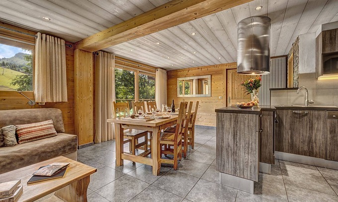 Le Chinaillon Chalet De Esquí | 3p6-Chalet-Apartamento-Vista a la Montana-Bañera de hidromasaje