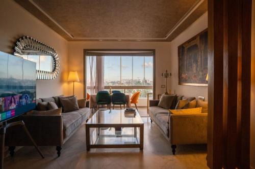 Anfa Apartamento | Luxury golden view apartment in les terrasses danfa ain diab