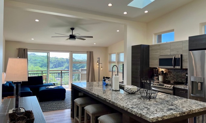 Moanalua Casa | LUXURY GOLF COURSE FRONTAGE HOME "D", MODERN CLEAN, GATED, Nr. JBPHH, CAMP SMITH