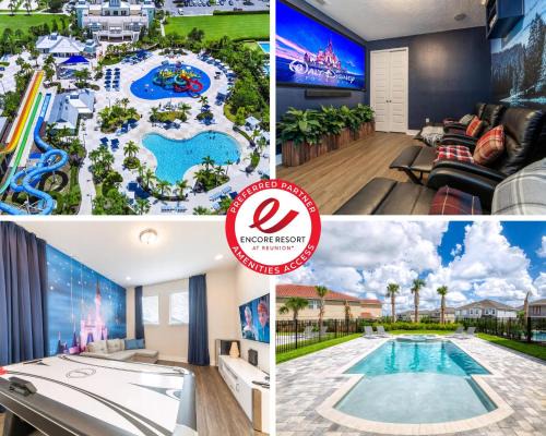 West Kissimmee Casa | Luxury Home With Themed Rooms, Air Hockey Near Disney With Waterpark & Resort Access At Encore Resort - 7699Gr