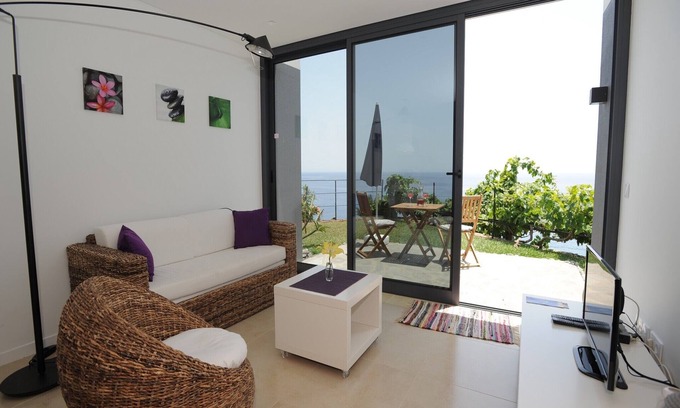 Arco da Calheta Casa | Lujoso-Casa-Vista al Mar-Baño con ducha-Casa Nenufar