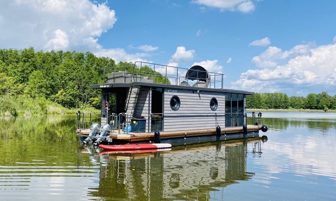 Oberhavel Alquiler De Eote | Luxury houseboat with many extras included