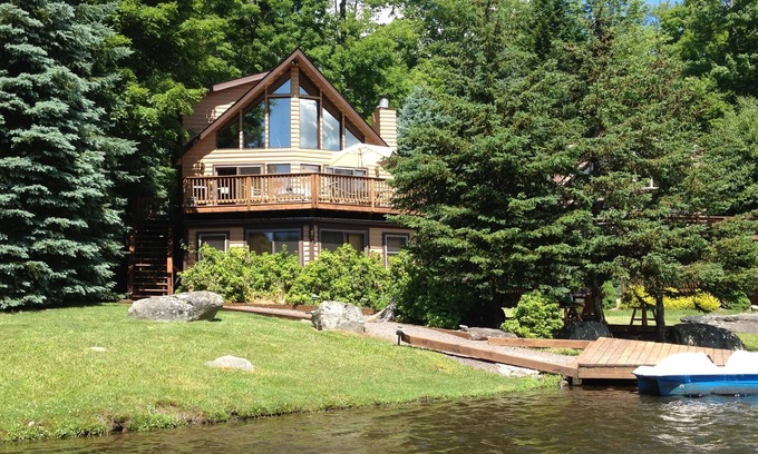 Wallenpaupauk Lake Estates Chalet De Esquí | Lujo frente al lago Pocono Retreat, Lake Ariel, cerca del lago Wallenpaupack