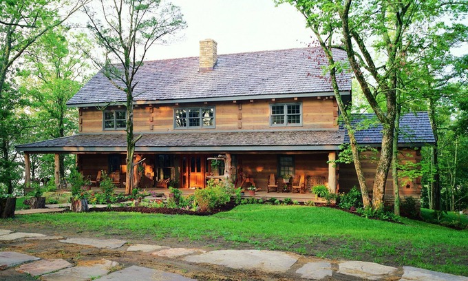 Dandridge Casa | Inicio de registro de lujo. Douglas Lake estate. 70 acres con solo 2 viviendas.