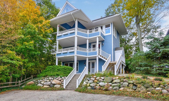 Macatawa Casa | Casa de lujo en la playa de Macatawa con impresionantes vistas al lago Michigan