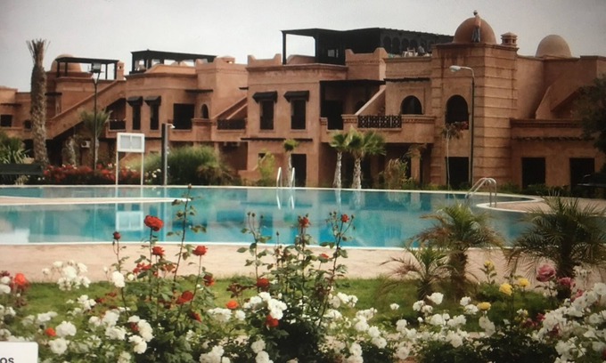 El Hara Apartamento | Apartamento de lujo en Marrakech con acceso a la piscina del jardín privado al Atlas Golf Resor