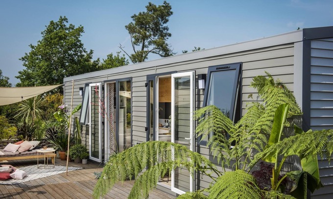 Luxembourg Ardennes Casa | Luxury mobile home at Resort Walsdorf, Luxembourg, 6 guests, 2 baths, terrace. Nature and relaxation await.