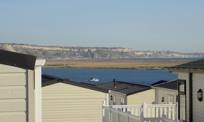Wyke Regis Casa | Casa móvil de lujo con espectaculares vistas al mar.