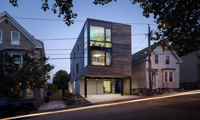 Munjoy Hill Casa | Casa moderna de lujo con una vista