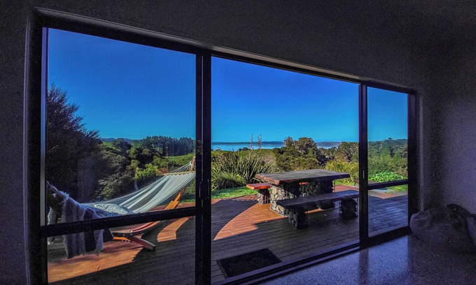 Te Mata Casa | Luxury off-grid rural retreat with harbour views - 24 acres all to yourself!