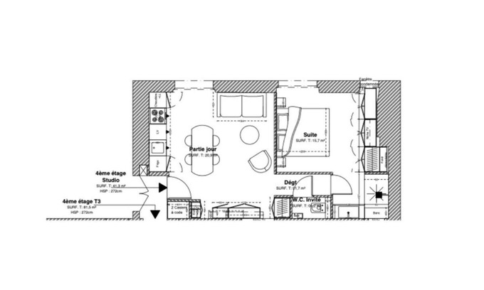 Saint-Germain-l'Auxerrois Apartamento | luxury one bedroom apartment on Rue de Rivoli