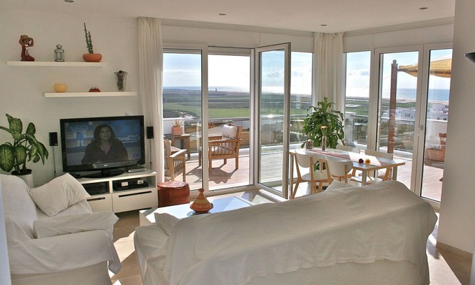 Centro de Conil de la Frontera Apartamento | M1-Atico de lujo en Conil de la Frontera. Impresionantes vistas al Mar.