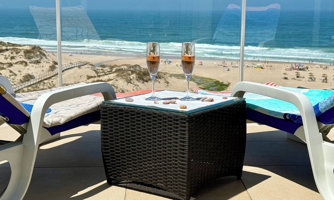 Obidos Apartamento | Penthouse de lujo con vista al mar de 180 grados con vista al mar, Praia d'El Rey Silvercoast
