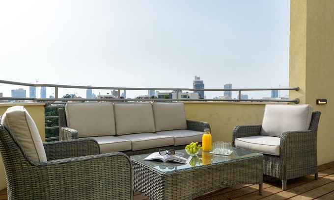 Tel Aviv Apartamento | Lujoso ático-Terraza + Parking-Rothschild / Sheinkin