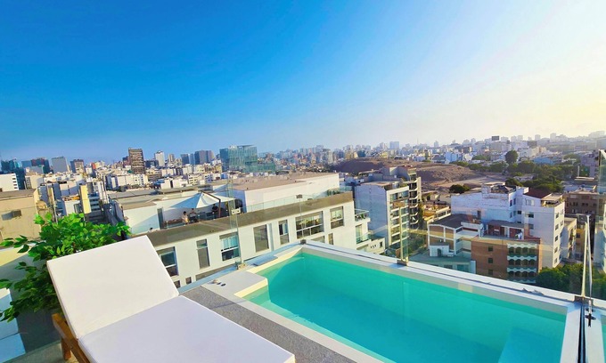 Chacarilla-Santa Cruz Apartamento | Lujo Penthouse jacuzzi Privado Miraflores Lima Perú