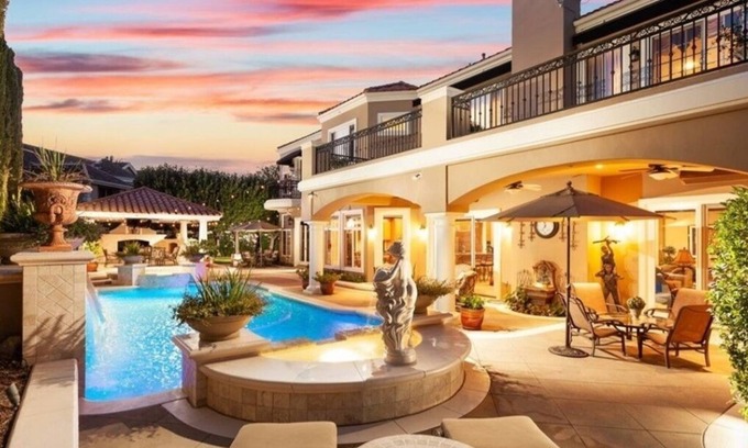 Laguna Hills Casa | Luxury Pool Home with Movie Theater, Sauna and Gym. Close to Beach!